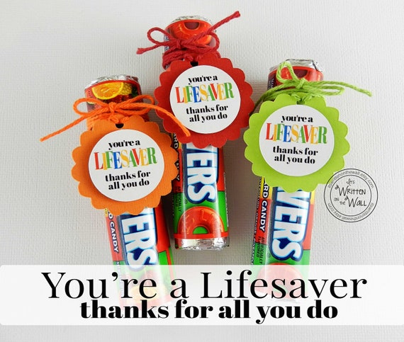 pic You Are My Lifesaver premade you re a lifesaver tag employee appreciation etsy