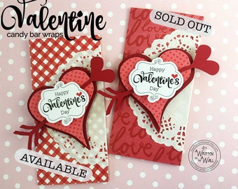 KIT Valentine's Day Employee Appreciation Gift | Co-Worker Gift | Teacher Appreciation | Hershey Bar / Party Favor | Candy Bar Wrappers