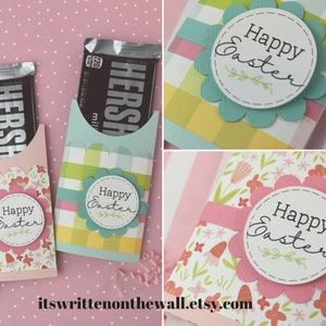 KIT Happy Easter / Candy Bar Wrapper / Candy Card /Hershey/ CoWorkers Gifts /Office Staff Treats / Place Setting / Easter Decoration