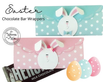 KIT Easter Bunny Candy Bar Wrapper, Employee Appreciation Gift, Co-Worker Gifts, Teacher, Staff Appreciation, Kids, Easter Basket