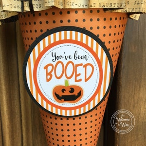 You've been Booed PDF and 8 Halloween Tags Plus Directions for a Sweet Treat Holder image 2