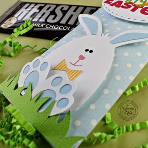 KIT Happy Easter Candy Candy Bar Wraps Easter Bunny Employee Appreciation Easter Baskets Co-Worker Gifts Teacher Gifts /Staff image 3