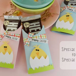 KIT Easter Chick Candy Bar Wrappers/ Party Favor/ Candy Bar Wraps / Employee Gifts / Co-Worker Gifts/ Office Treats /Staff gifts afbeelding 10
