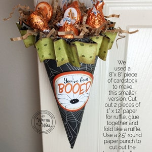 You've been Booed PDF and 8 Halloween Tags Plus Directions for a Sweet Treat Holder image 5