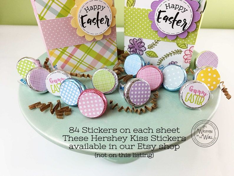 KIT Easter Treat Boxes/ Party Favor/ Easter Baskets / Employee Gifts / Co-Worker Gifts/ Office Treats /School Staff Treats / Candy Box image 5