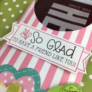 Friend Gift/Treat Candy Bar Wrappers / Co-Worker Gifts / Chocolate Treat/ Neighbor Gifts and Treats image 6