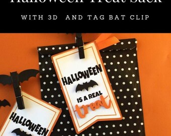 KIT Treat Sack & Tag / Party Favor / Classroom Treat / Trick or Treat  /Co-Workers Gifts /Employee Gifts/ Office Staff Treats / treat box