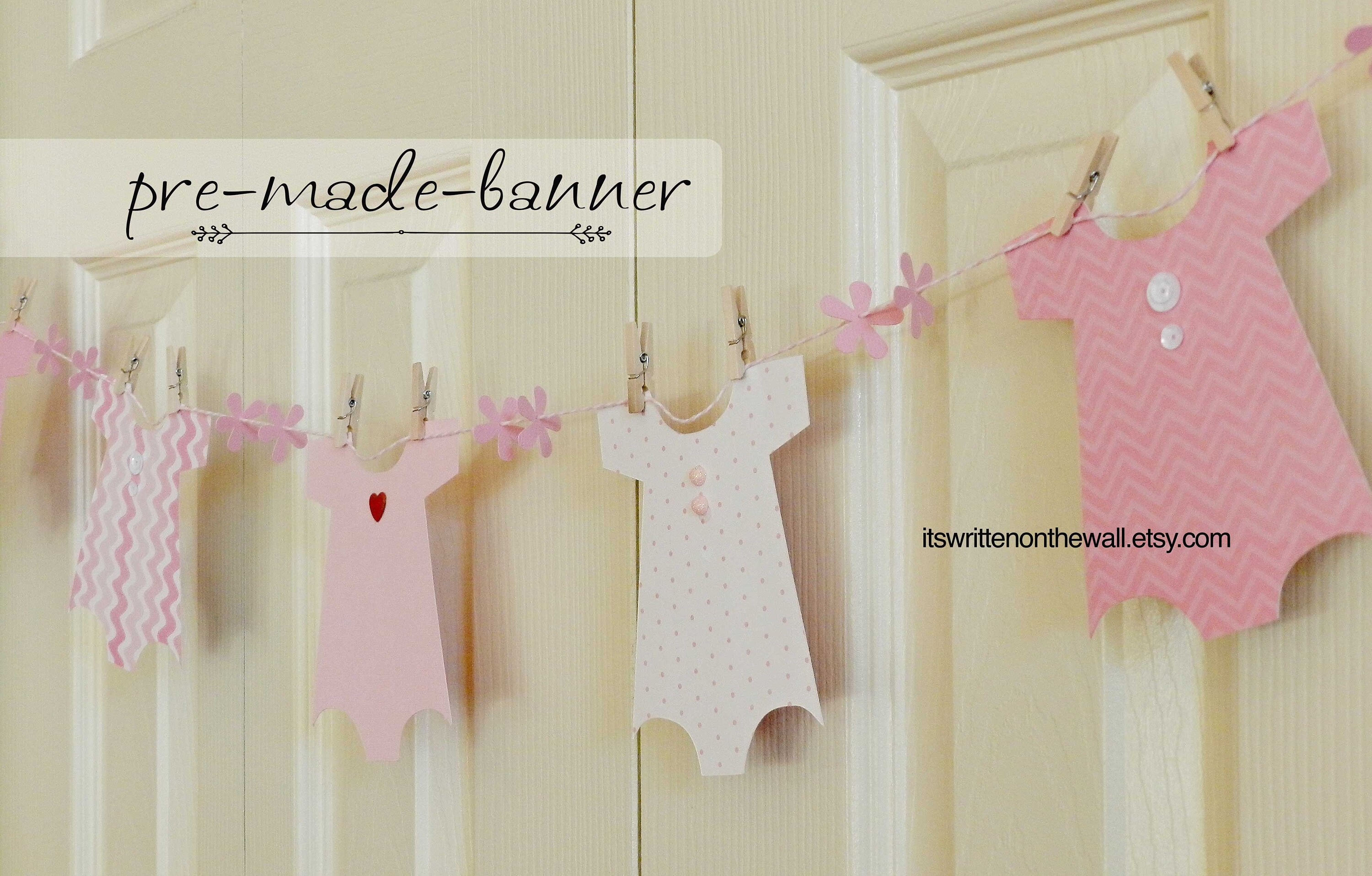 Premade Baby Shower Banner Onesie Banner Baby Shower Decoration Baby Girl Onesie Nursery Decoration Decor Baby Shower Onesie Garland Premade Baby Shower Banner Onesie Banner Baby Shower Decoration Baby Girl Onesie Nursery Decoration Decor Baby Shower Onesie Garland