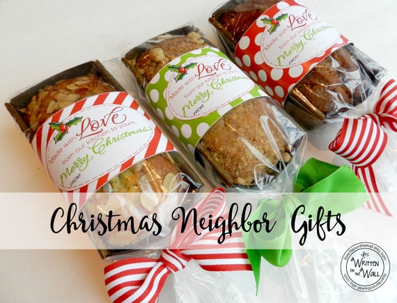 6 christmas food gift tags christmas neighbor gifts etsy