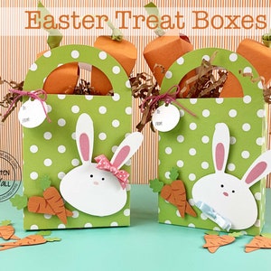 KIT Easter Carrot Treat Boxes /Bunny /Employee Gifts /Co-Worker Treats / Party Favors / Office Staff /School Staff /Friend Gift