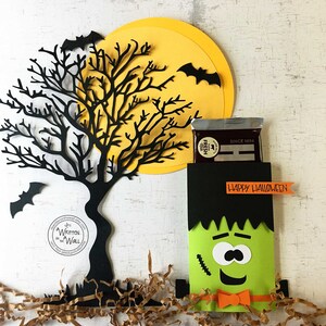 KIT Frankenstein & Dracula Candy Card /Candy bar wrapper/ Party Favor / Co-Workers Treat / Employee Gift / Teacher Appreciation / Hershey image 4