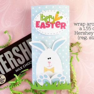KIT Happy Easter Candy Candy Bar Wraps Easter Bunny Employee Appreciation Easter Baskets Co-Worker Gifts Teacher Gifts /Staff image 2