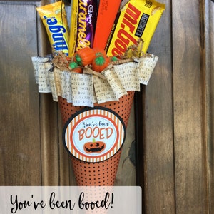 You've been Booed PDF and 8 Halloween Tags Plus Directions for a Sweet Treat Holder image 3