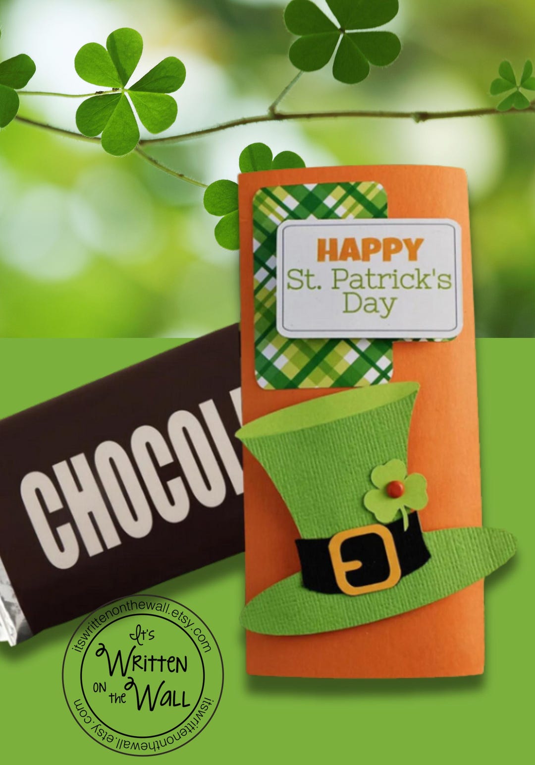 KIT Candy Bar Wrappers /candy Card/st Patrick/ Employee Recognition ...