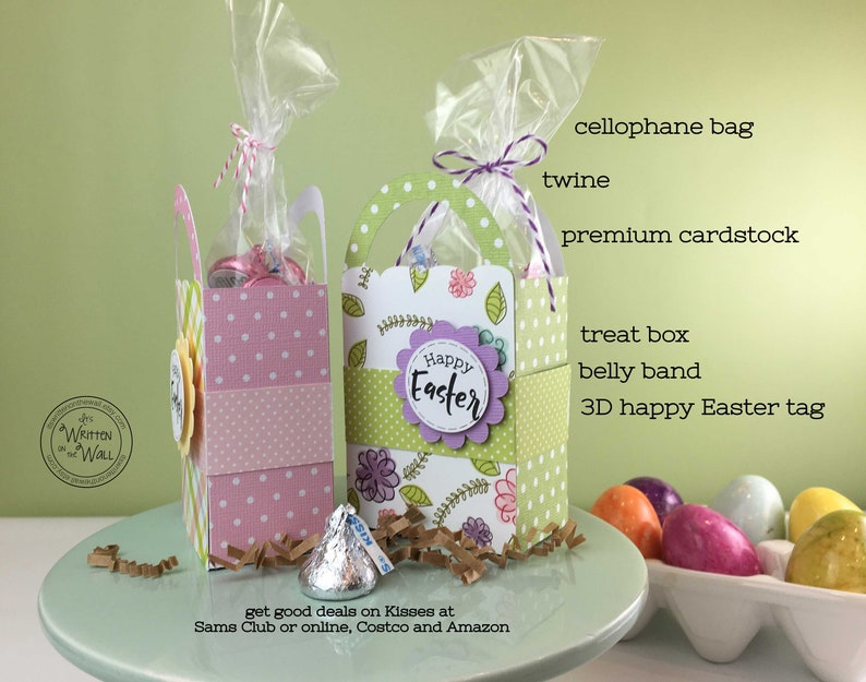 KIT Easter Treat Boxes/ Party Favor/ Easter Baskets / Employee Gifts / Co-Worker Gifts/ Office Treats /School Staff Treats / Candy Box image 9