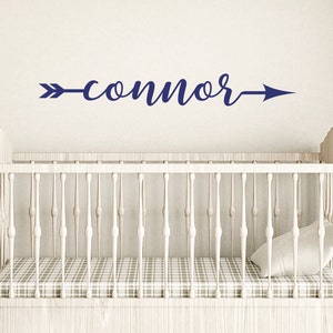 Personalized wall decal, Boys wall decals, Nursery wall decal, Arrow Name wall decals, Vinyl wall decals, Children&#39;s wall decal DB426
