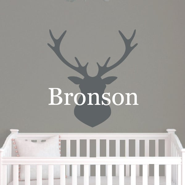 Deer Head Wall Decor for Nursery Etsy