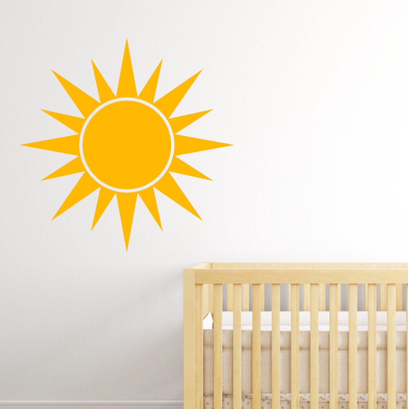 Sun Wall Decal Sunshine Wall Decal Nursery Wall Decal Vinyl Etsy