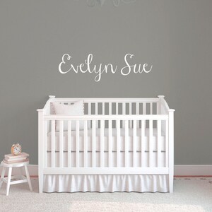 Girl name decals, Nursery wall decals, Name stickers, Personalized wall decals, Wall stickers for kids, Girls wall decals, Vinyl decal DB306