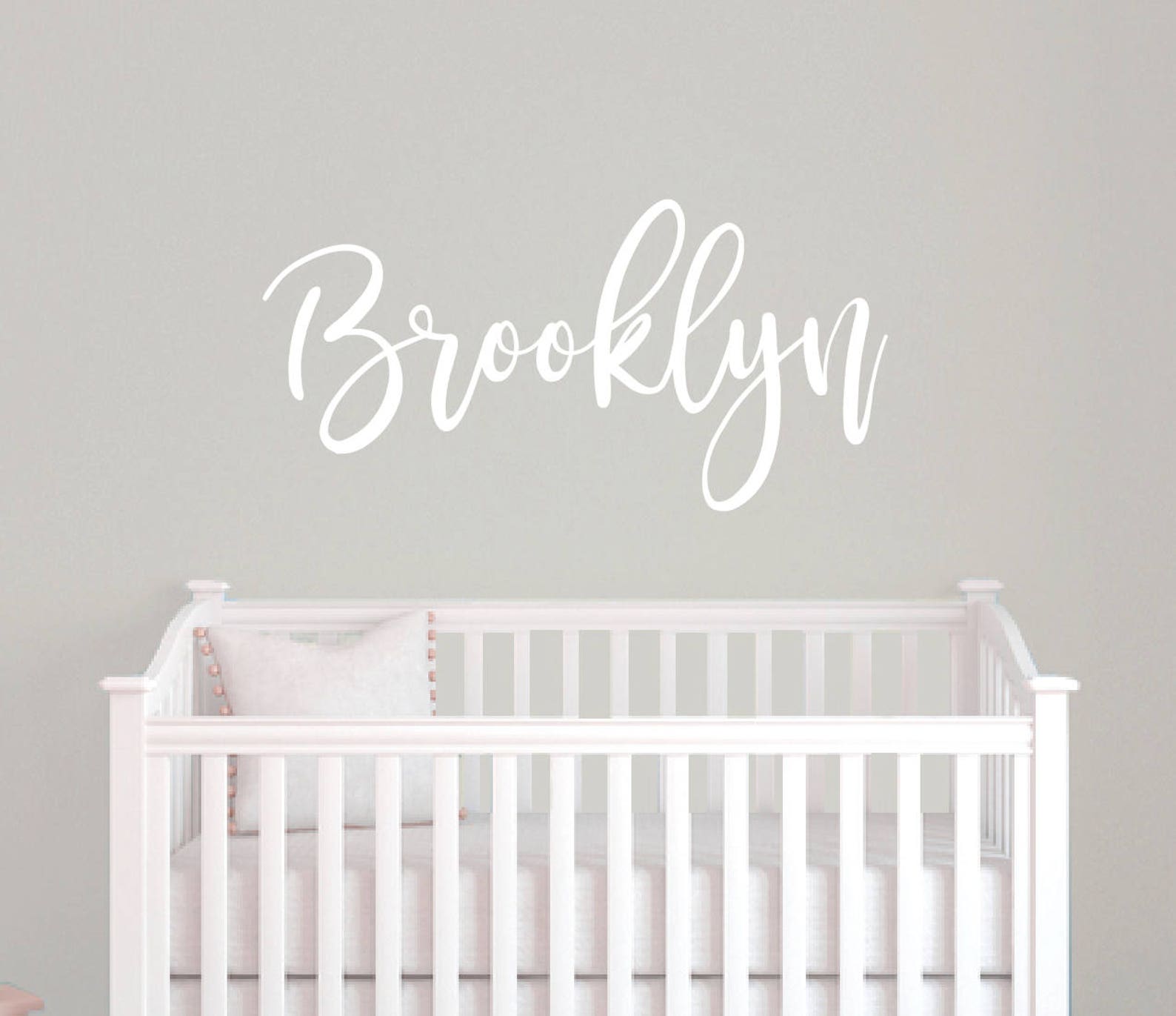 Personalized Name Wall Decal, Nursery Name Decor, Name Decal for Walls ...