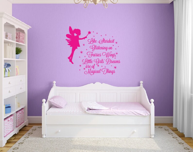 Like Stardust Glistening on Fairies Wings Quote Decal Fairy Etsy