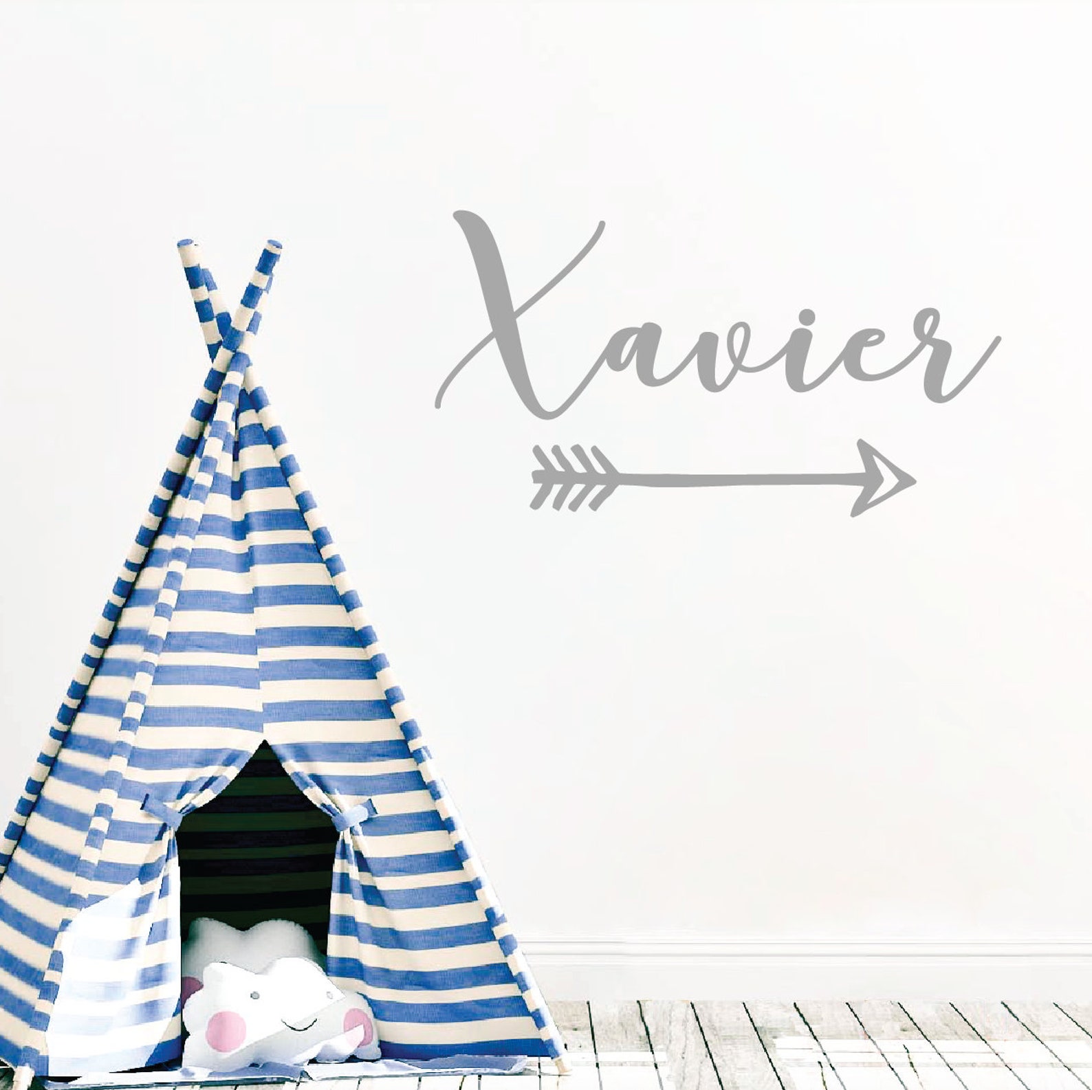 Personalized Wall Sticker Arrow Sticker Decal Girl Wall Etsy