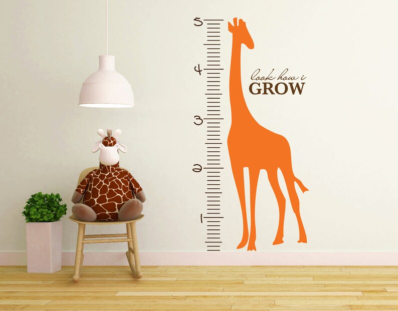 Wallies Wall Play Giraffe Growth Chart