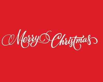 Merry Christmas decal DB360