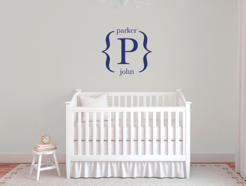 Personalized Name Decals Wall Stickers for Bedroom Name Wall Etsy
