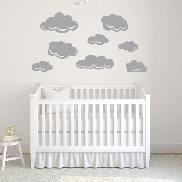 Cloud Wall Decals Etsy