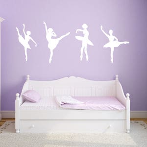 Ballerina Wall Decals, Dance wall decals, Ballerina dancer wall decals, Ballerina wall art, Nursery wall decal, Dance wall sticker DB210