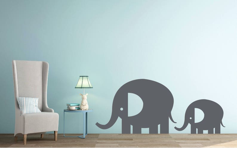 Elephant Wall Decal Nursery Jungle Animal - Elephant Wall Decals Elephant Wall Decal Nursery Jungle Animal - Elephant Wall Decals