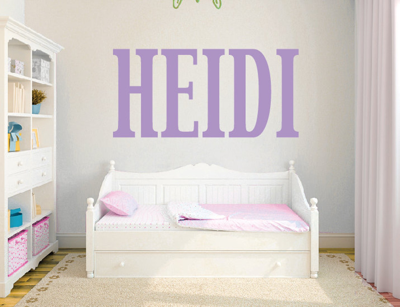 Name Stickers Large Wall Letters Name Decals Vinyl Letter Etsy