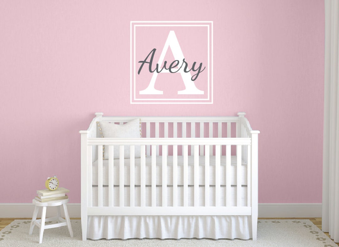 Custom Name Stickers Name Wall Decals Personalized Wall Etsy