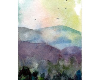 Impresión artística de Blue Ridge