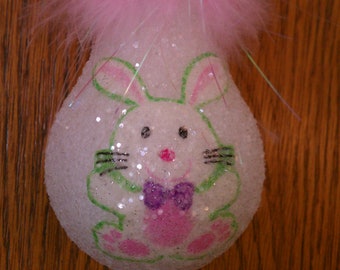 Bunny ornament Easter Nursery light bulb decoration