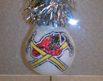 Firehat w/ax's keepsake ornament