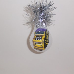 Slot machine ornament Handmade