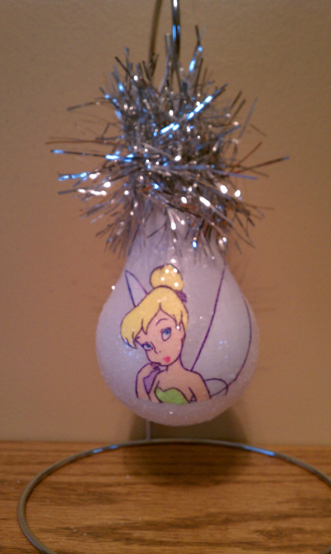 Tinkerbell Keepsake Light Bulb Ornament Etsy