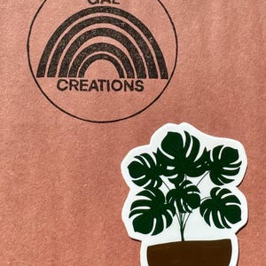 Monstera Sticker