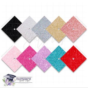 Graduation Cap Topper Glitter Base, Grad Cap Topper, DIY Graduation Cap, Custom Grad Cap Topper, DIY Grad Cap, Grad Gift, Glitter Blank Base