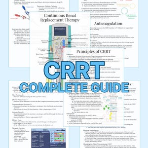 Guida infermieristica completa CRRT