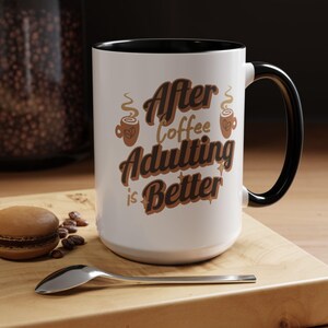 Coffee Ceramic Mug, Large Coffee Lover,  Big Coffee Cup, coffee mug big, diner coffee mug, huge coffee cup, aesthetic coffee mug