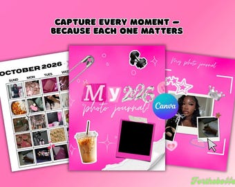 My 2026 Photo A Day Journal Template White Mode