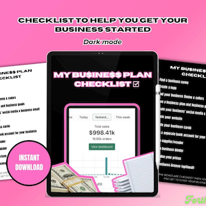 Business Plan Checklist: Launch Your Business Dark Mode