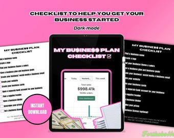 Business Plan Checklist: Launch Your Business Dark Mode