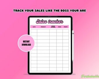 Business Sales Tracker White Mode