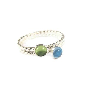 Mothers Ring -Birthstone Ring - Stacking Ring