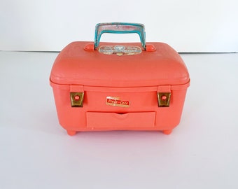 Vintage 1950’s Train Case // By Lady Lovely // Small Toy Multi Purpose Home Decor Etc.