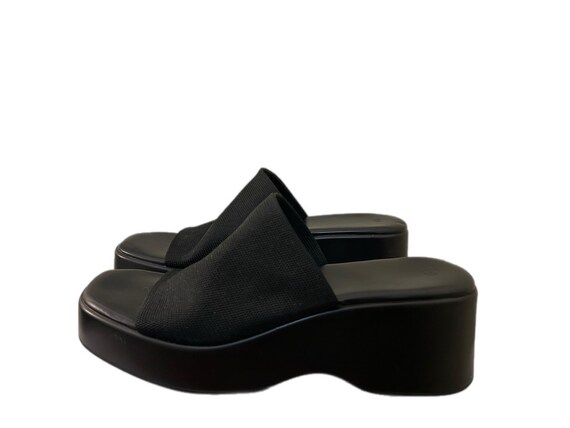 Y2K Size 9.5 Flatforms Slides : Chunky Clogs Slip… - image 1